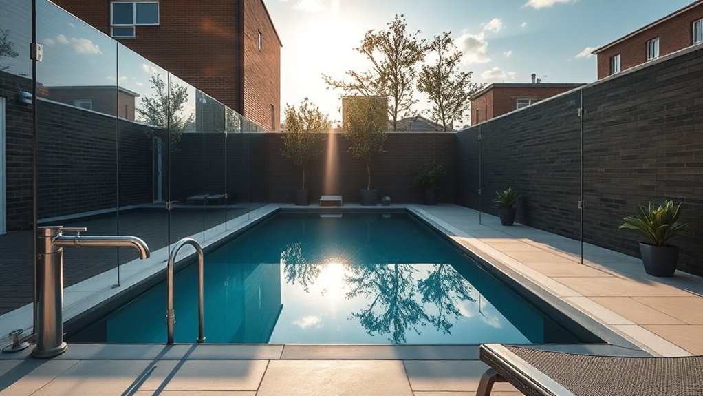 Pool Glass Fencing Clapton