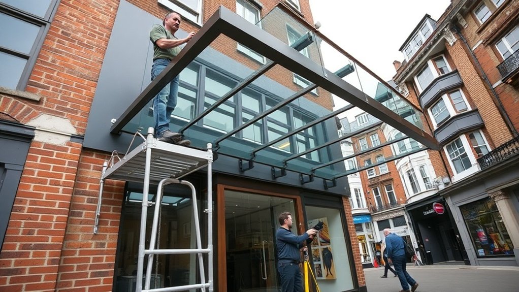 Shopfront Canopy Clapton